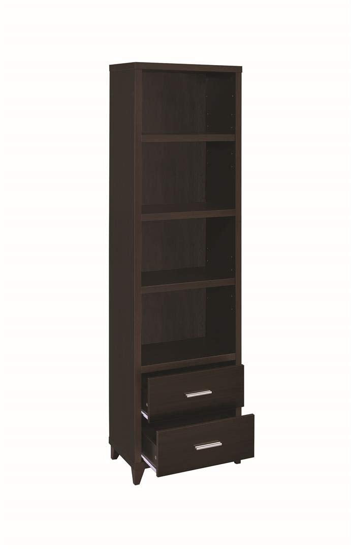 Coaster Furniture 2-Drawer Media Tower Cappuccino 700882