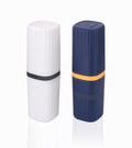 Ality Capsule Shape Travel Toothbrush Toothpaste Case Holder Portable Toothbrush Storage Plastic Toothbrush Holder (Pack of 2)