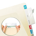 Wholesale Case Of 25 - Tabbies Self-Adhesive File Folder Label Protectors-Self Adhesive Label/File Fldr Protectors,3-1/2'X2',1