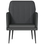 Bussandri Exclusive - Armchair 61x78x80cm artificial leather black