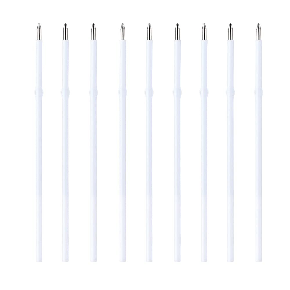 Shimaixjyy 200 Pcs 0.7Mm Black Color Ballpoint Pen Refill School Office Supplies