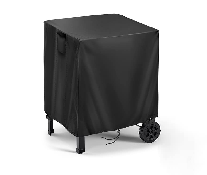 Jungda Outdoor Prep Table Cover For Inkmin Double-Shelf Movable Dining Cart Table, Patio Bar Cart Cover Waterproof All-Weather Protect - 27 X 22 X 30 Inch