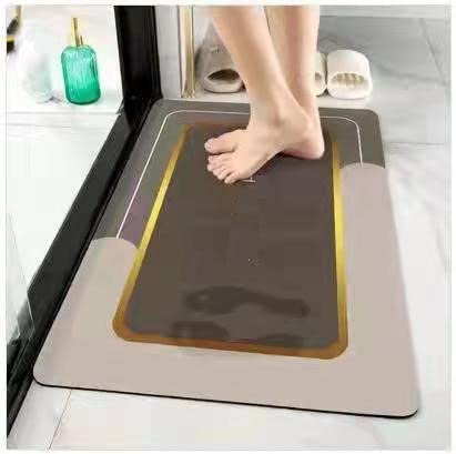Omdhanu NonSlip Bath Mat Instant Dry Bathroom Mat Memory Foam Floor Mat AntiSlip Rug Shower Mat Doormats Quick Drying Mats & W