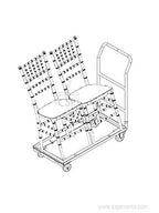 Commercial Seating Products Dolly Chairs, Metal