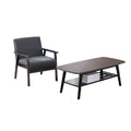 Lilola Home Bahamas Espresso Coffee Table and Chair Set