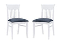 Jenny Upholstered  Chair White Set Of 2