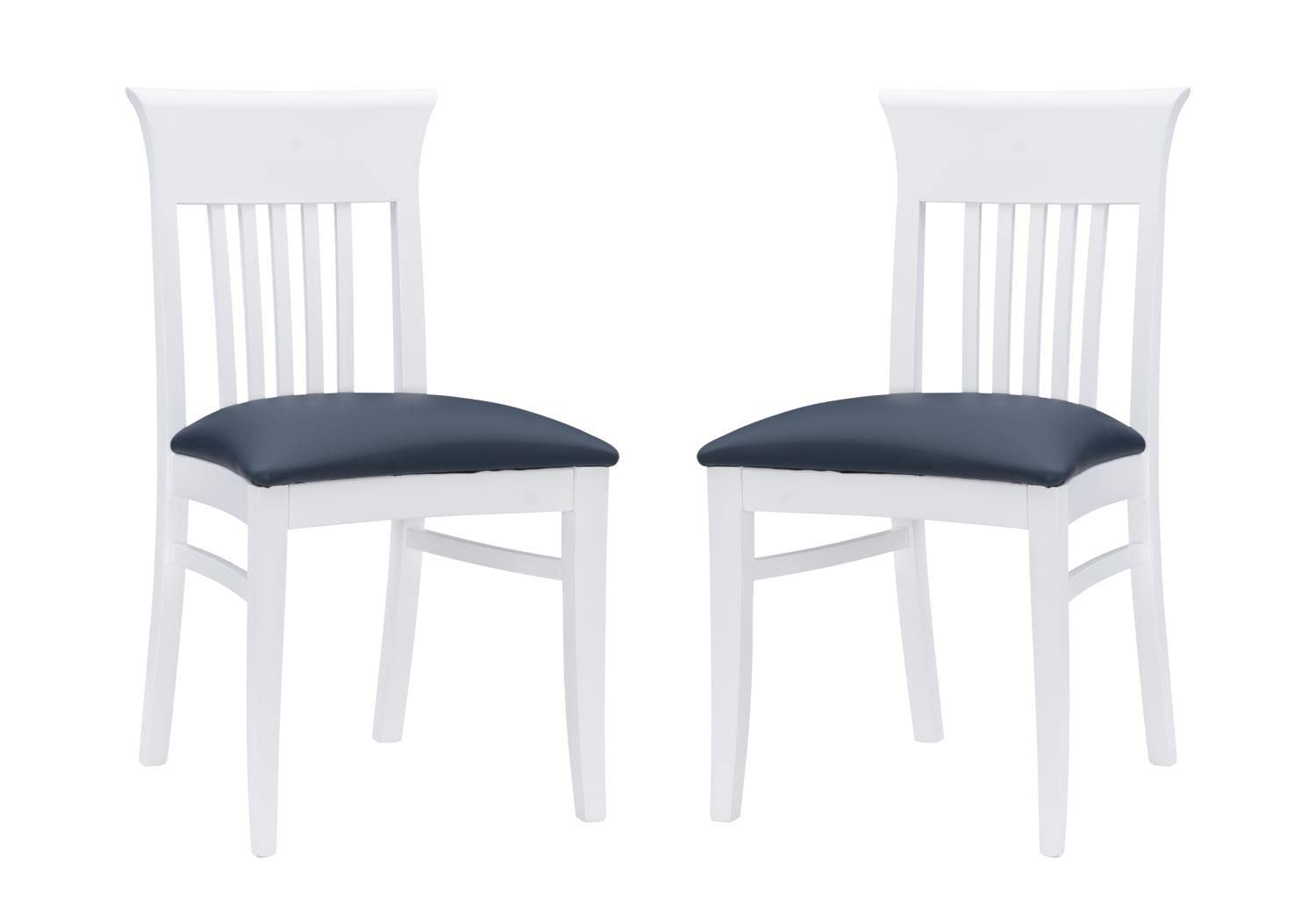 Jenny Upholstered  Chair White Set Of 2