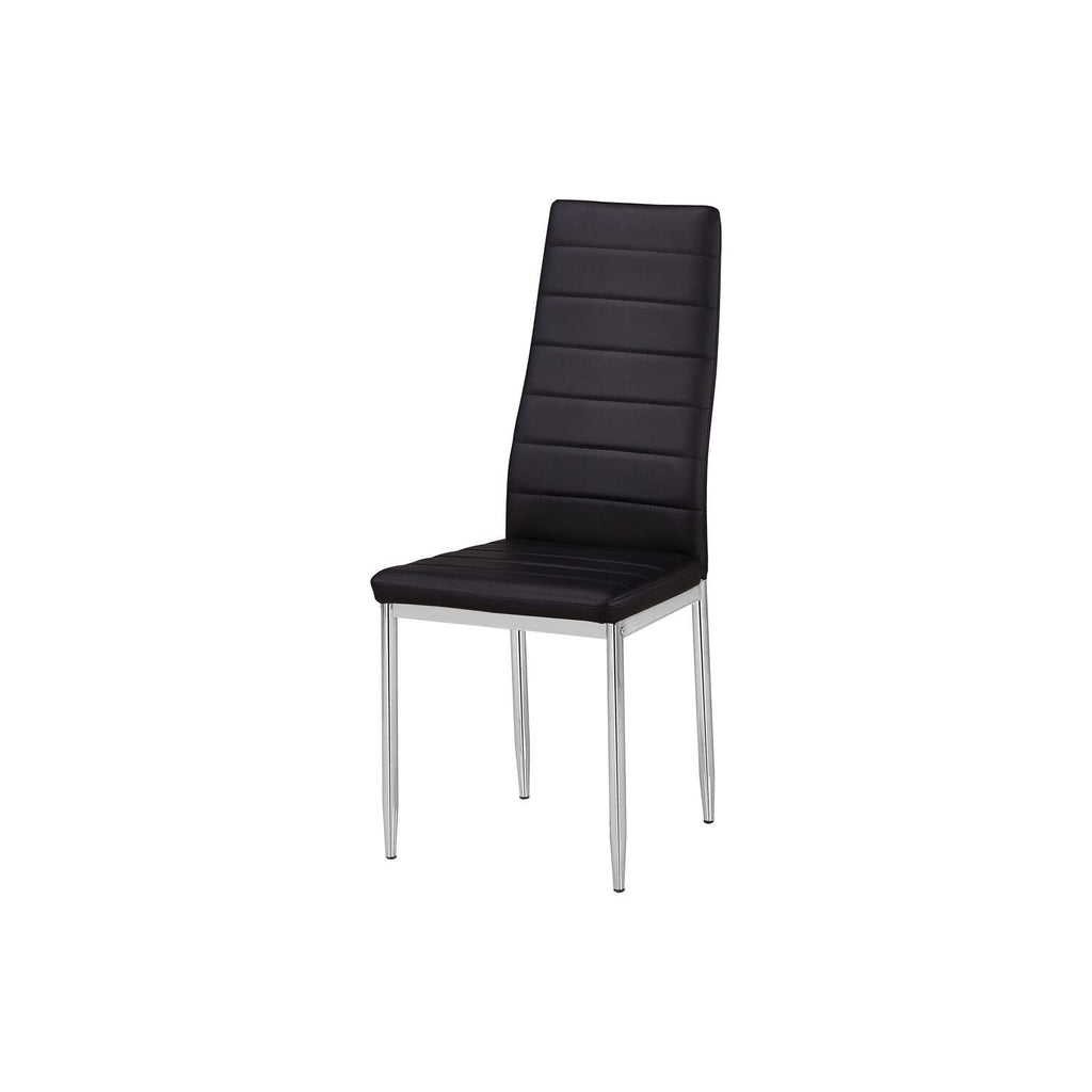 Best Master Furniture Trina Modern Living Parson Chairs, Set Of 2, Black