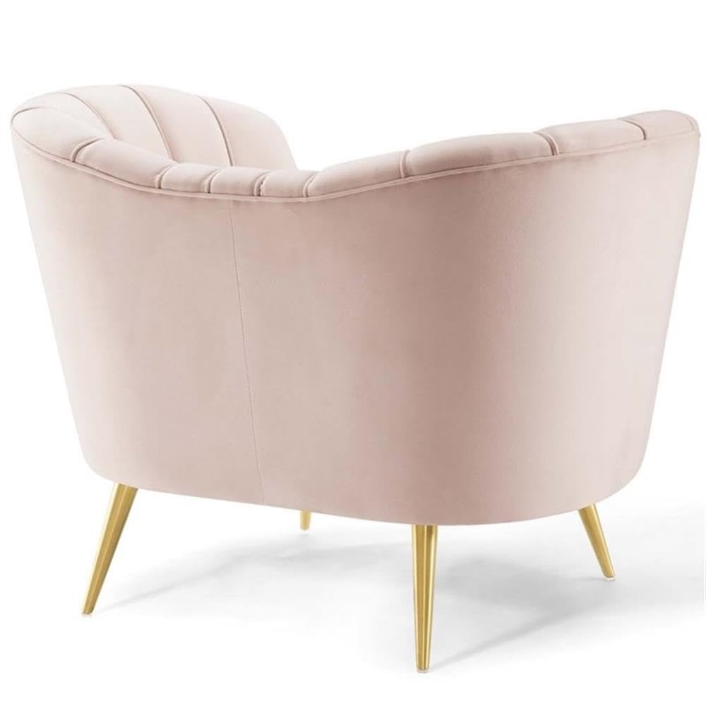 Modway Opportunity Performance Velvet Armchair Set Of 2, Pink