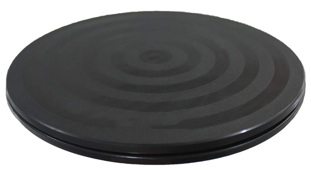 Kydely Mini Bonsai Turntable Base Stainless Steel Ball Bearings 360-Degree Rotation Easy Pruning Black 8'