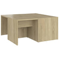 vidaXL Coffee Tables 4 pcs Sonoma Oak 13"x13"x13" Engineered Wood