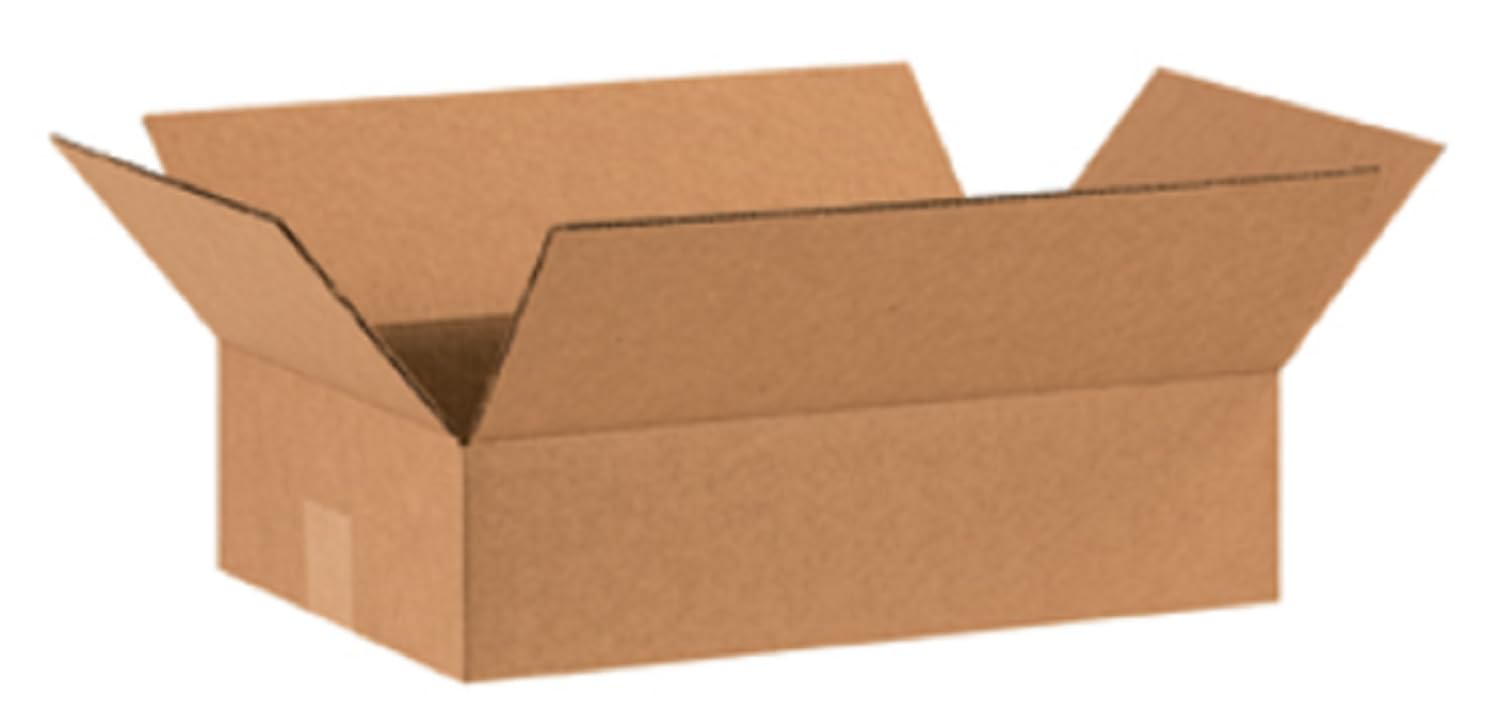 Secure Seal - 16X10X3 Pack Of 100 Corrugated Cardboard Packing Shipping Mailing Moving Carton Boxes