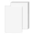 White Heavyweight Cover Stock | Extra Thick And Durable 110Lb Cover (297 Gsm) - Smooth Finish | For Arts And Crafts, Postcards,