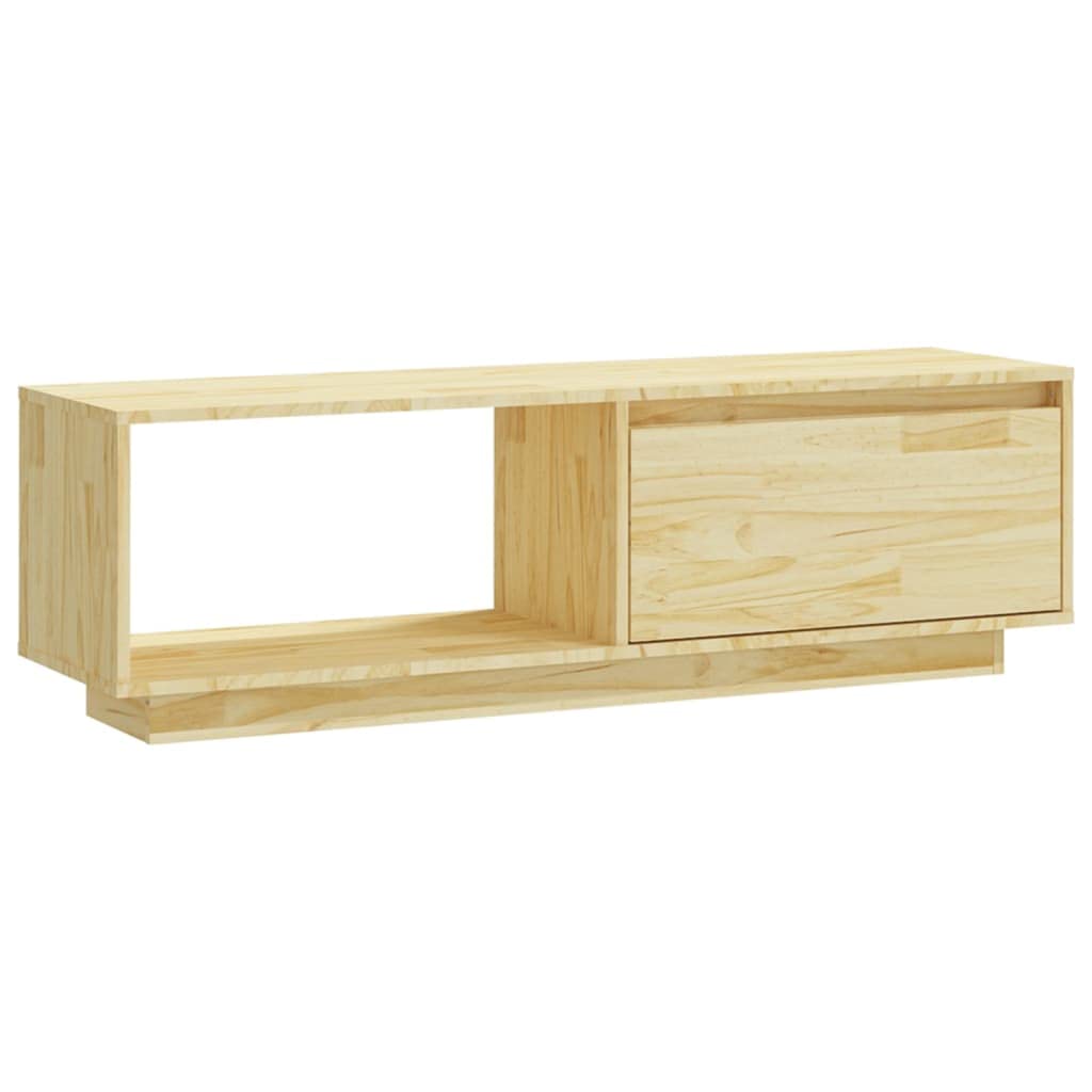 vidaXL TV Cabinet 43.3&quot;x11.8&quot;x13.2&quot; Solid Pinewood