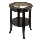 Ergode Wood Stafford End Table | Classic & Contemporary Design | Oyster Gray Finish | Drawer & Shelf | Solid & Composite Wood | 19.9" W x 18.9" D x 22" H (16018-VV) (92218-VV)