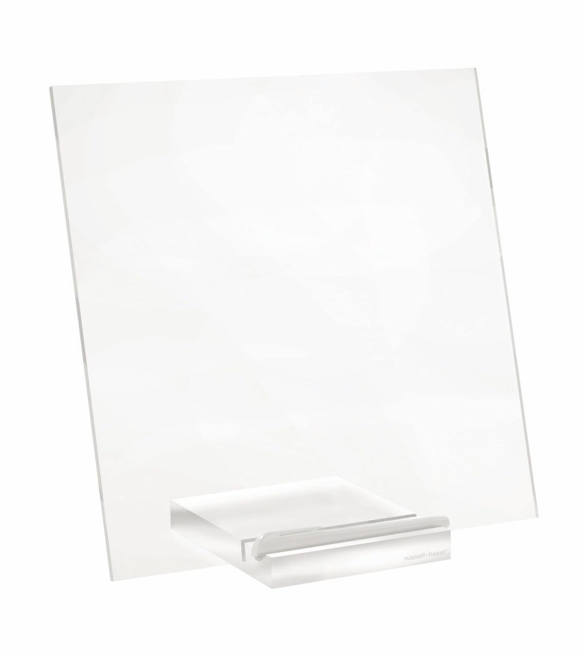 Russell+Hazel Acrylic Memo Tablet, Dry Erase Board And Marker, Clear 12    X 6    X 11.5    (31384)