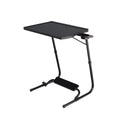 TABLE MAGIC Pro with Footrest Extended Work Space Laptop Table Mat Finish Height Adjustable Work Study Tv Tray Table Lap Desk (P
