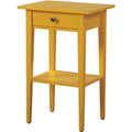 Glory Furniture Dalton 1 Drawer Nightstand In Yellow