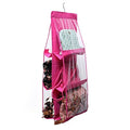 Hemjex Hanging Handbag Organizer DustProof Storage Holder Bag Wardrobe Closet For Purse Clutch With 6 Pockets