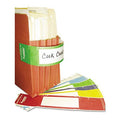 Tabbies File Pocket Handles, 9-5/8 X 2, Red/White, 48/Pack