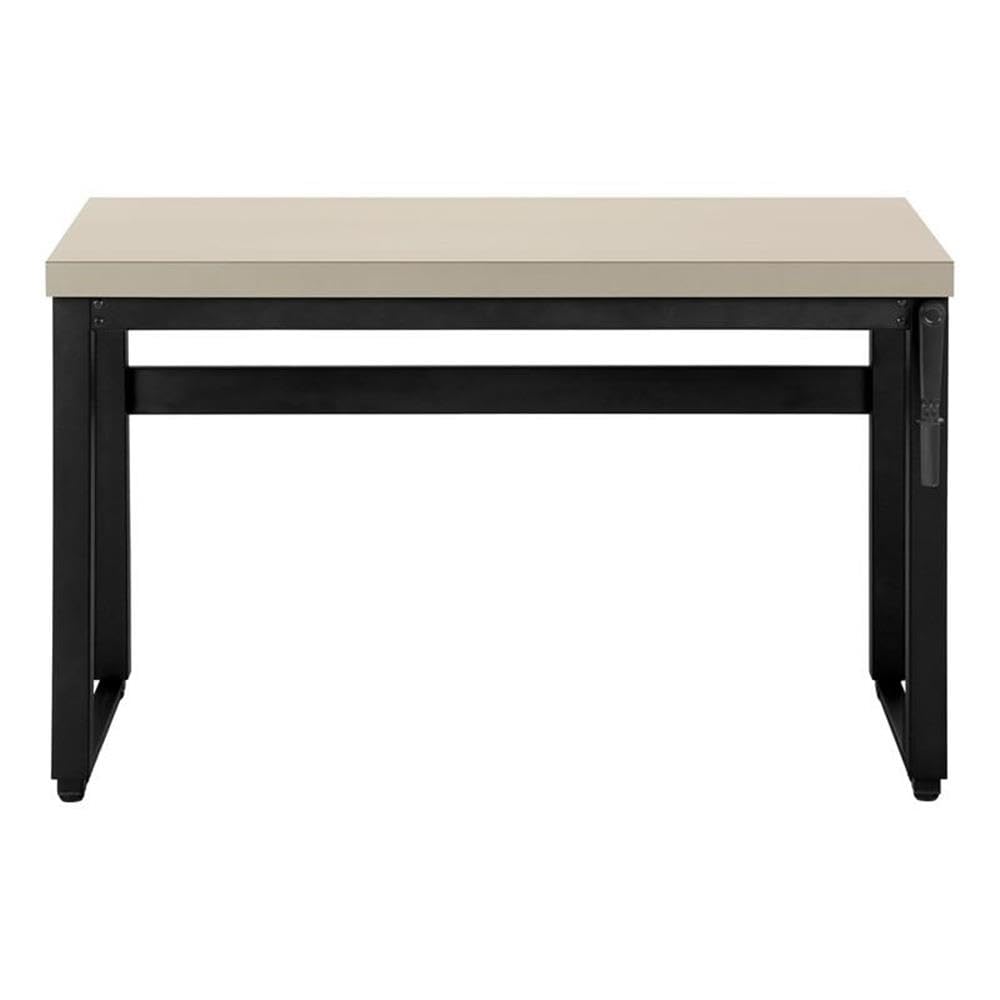 Monarch Specialties I 7679 Computer Desk, Home Office, Standing, Adjustable, 48&quot; L, Work, Laptop, Metal, Laminate, Beige, Black, Contemporary, Modern