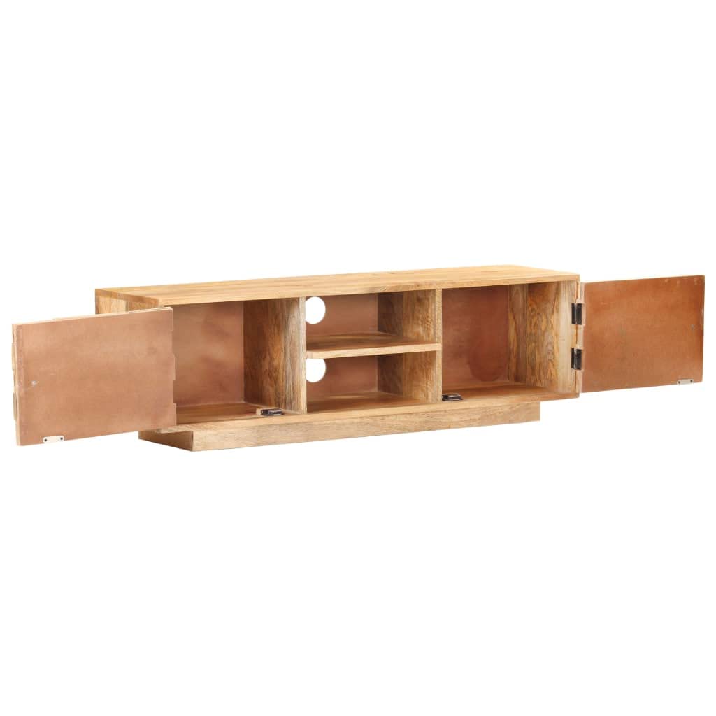CHARMMA TV Cabinet 45.7&quot;x11.8&quot;x13.8&quot; Solid Mango Wood
