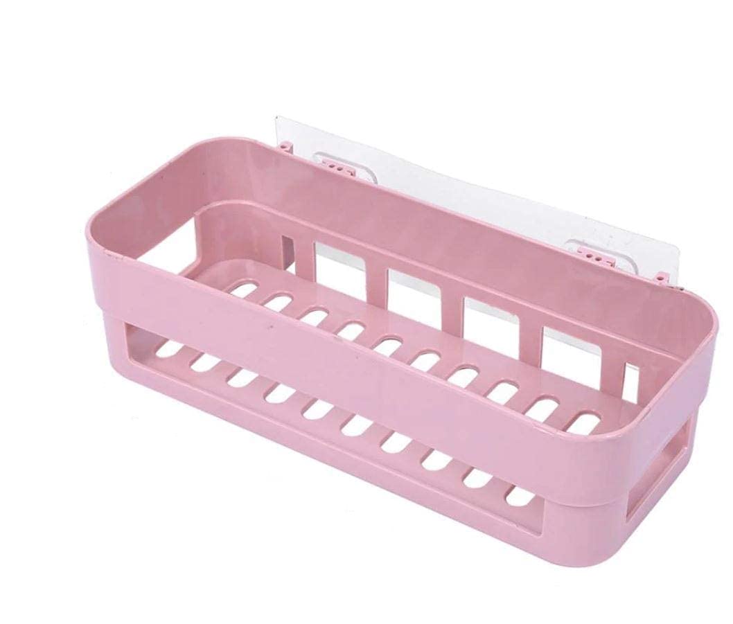EBOFAB Plastic Bathroom Shelves Strong Suction Shower Shelf Storage Organizer Shower Caddy |Wall Mount |Box Strong Magic Sticker