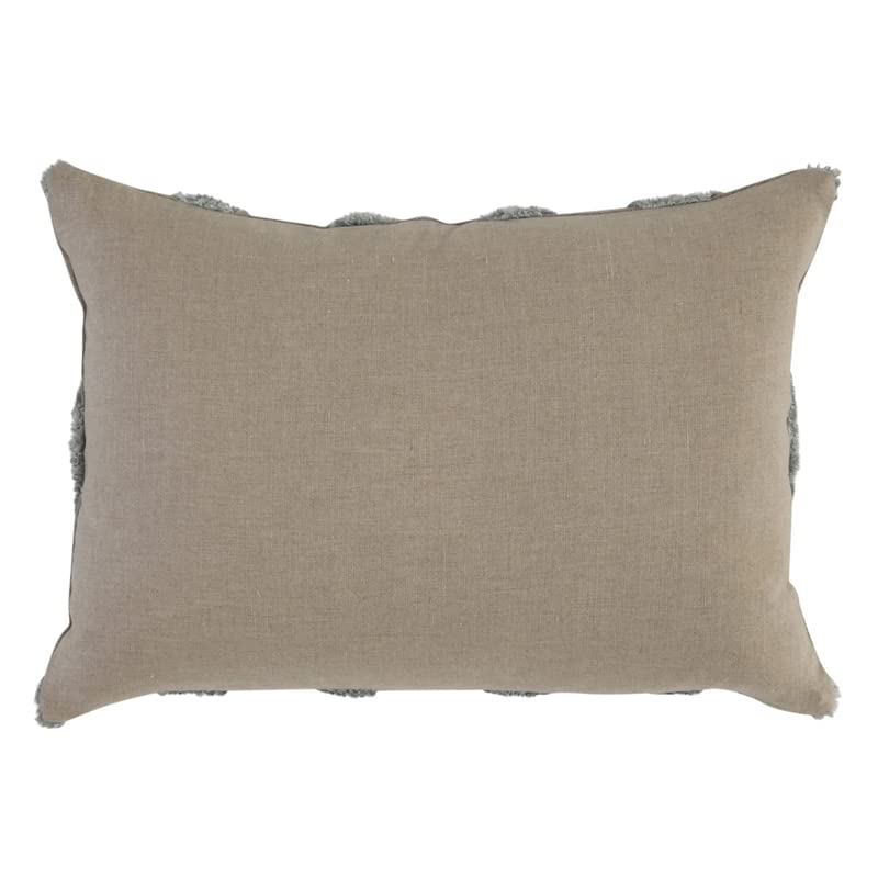 Kosas Home Evangeline 14X20 Transitional Fabric Throw Pillow In Natural/Blue