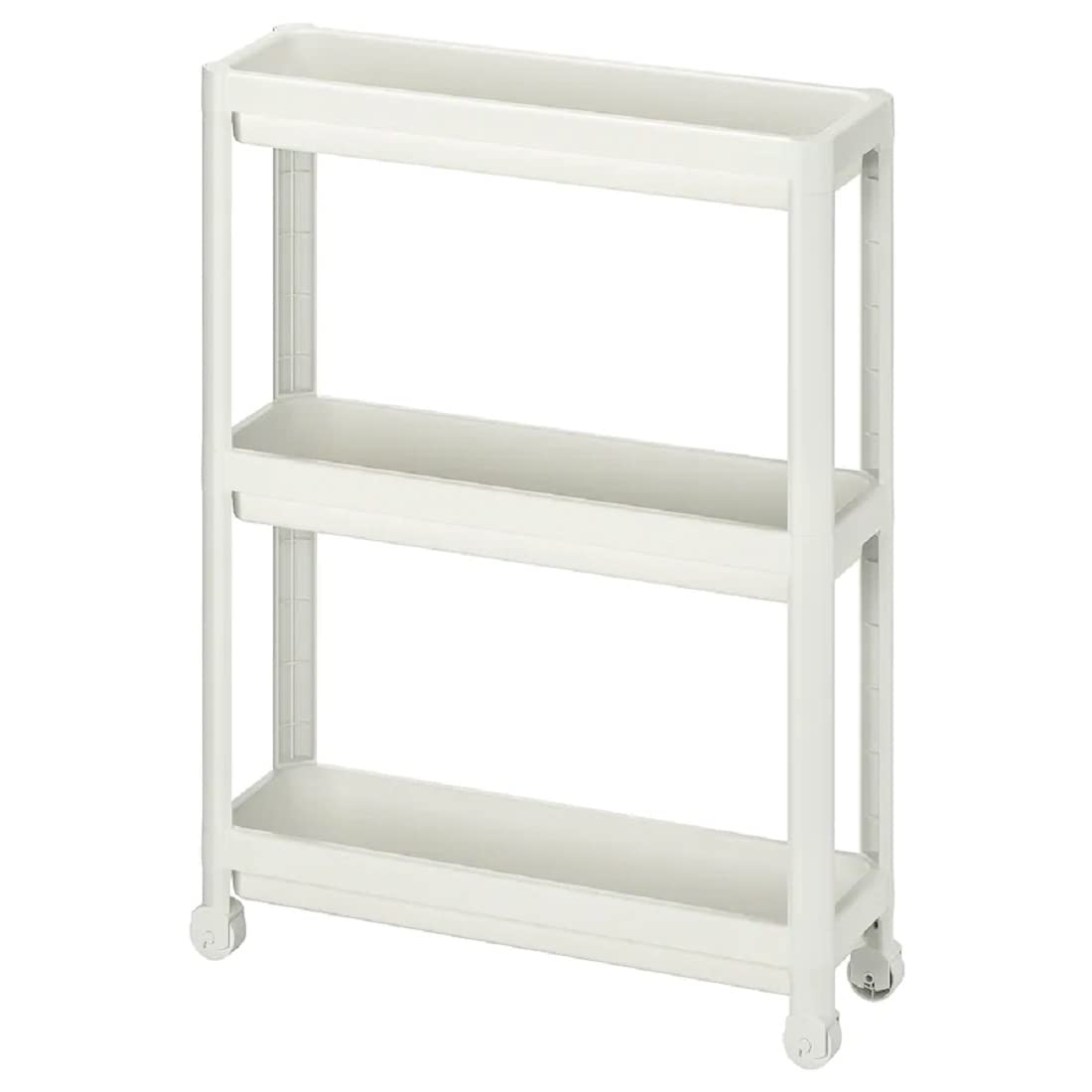Ikea Vesken Trolley, Storage Cart, Movable, Kitchen Trolley, Organizer, White  By Little Loved Corner