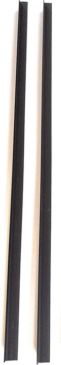 Custom Accents Pvc Hanging File Rail For 1/2 Drawer Sides 2 Feet Long Black (Sold In Pairs)