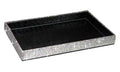 BestblingBling Classic Bling Rhinestone Jewelry or Makeup Storage Box Organizer Display Storage case for Desk or Table(Silver)