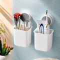 MISHWA Plastic Toothbrush Holders for Bathroom | Wall Mounted Toothbrush Holder | Toothbrush Holders for Toothbrushes | Bathroom