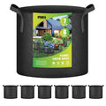 Ipower Plant Grow Bag 7 Gallon 6-Pack Heavy Duty Fabric Pots, 300G Thick Nonwoven Fabric Containers Aeration With Nylon Handles,