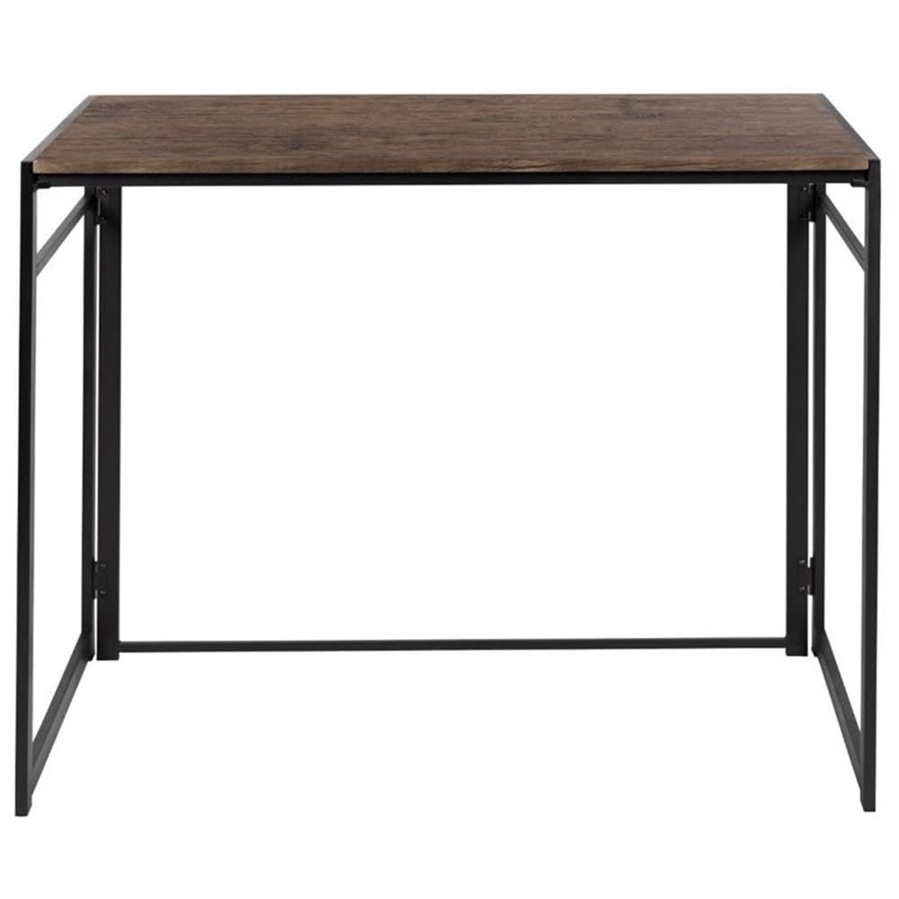 Flash Furniture Walker Rustic Home Office Folding Computer Desk - 40"
