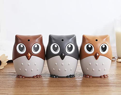 Hyever Pop-Up Toothpick Holder Automatic Toothpick Dispenser Cute Owl Design Toothpick Holder Funny For Table, Restaurant, Kitch