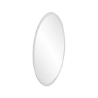HomeRoots 12' X 12' Minimalist Round Mirror with Beveled Edge