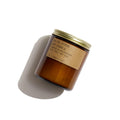 P.F. Candle Co. Pion Classic Standard Scented Soy Wax Candle (7.2 oz) 40-50 Hour Burn Time, Cotton Wick, Amber Glass Jar