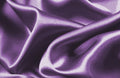 Soft Silky Satin Solid Purple 4Pc Deep Pocket Sheet Set For King Bed