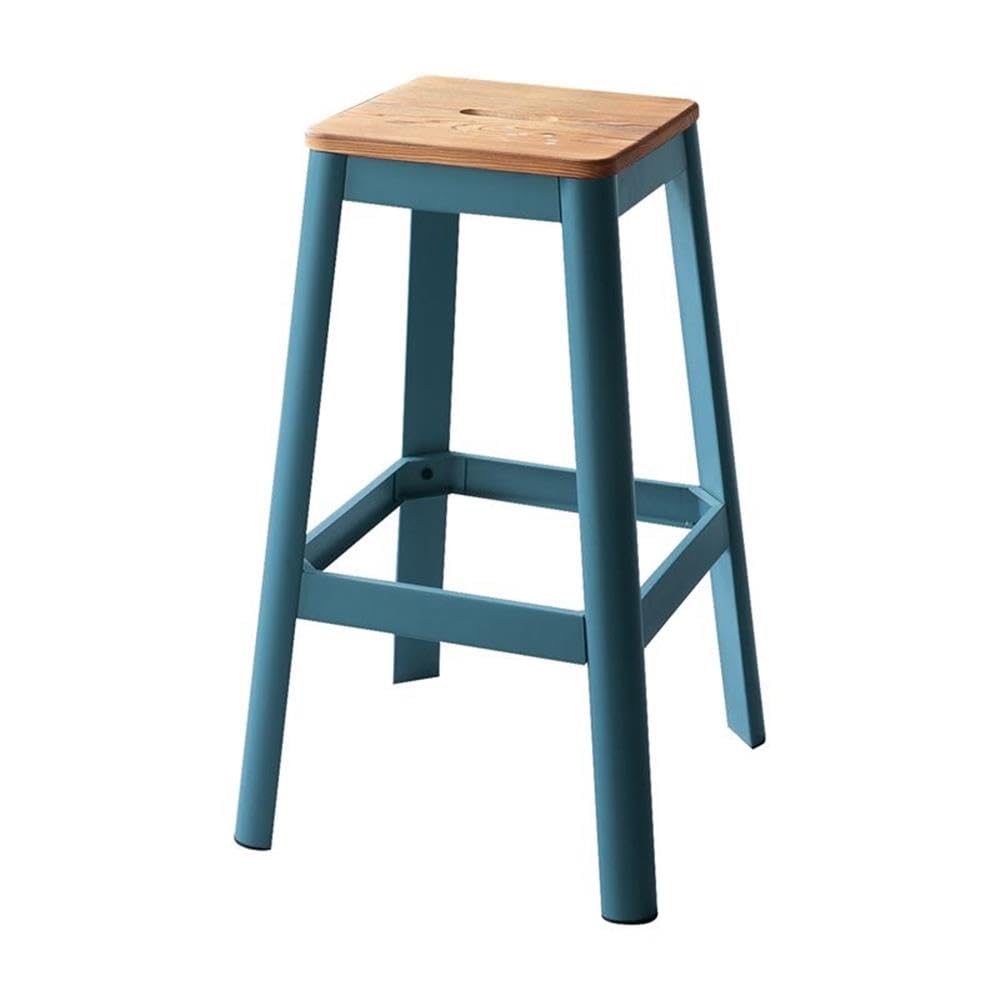 Acme Jacotte Bar Stool in Natural and Teal