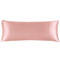 Bedelite Satin Silk Body Pillow Pillowcase For Hair And Skin, Premium And Silky Rose Pink Long Body Pillow Case Cover 20X54 With