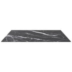 vidaXL Tempered Glass Table Top – 31.5"x31.5", 0.2" Thick, Marble Design, Black – Ideal for Dining Tables, Coffee Tables, and Garden Tables – Easy to Clean