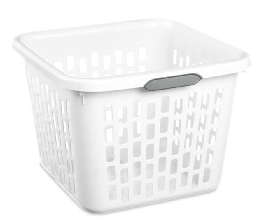 Sterilite 1.5 Bushel Square Laundry Basket USA BPA-free Large 19x18.5x13.5