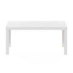 Furinno Classic Simple Coffee Table for Living Room, 38.98 (W) x 17.52 (H) x 18.9 (D) Inches, White