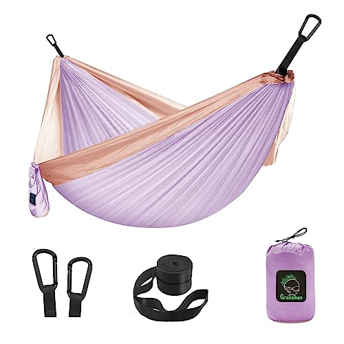 Grassman Kids Hammock-Small Camping Hammocks, Portable Camping Gear For Child Indoor/Outdoor Use, With Tree Straps & Carabiners