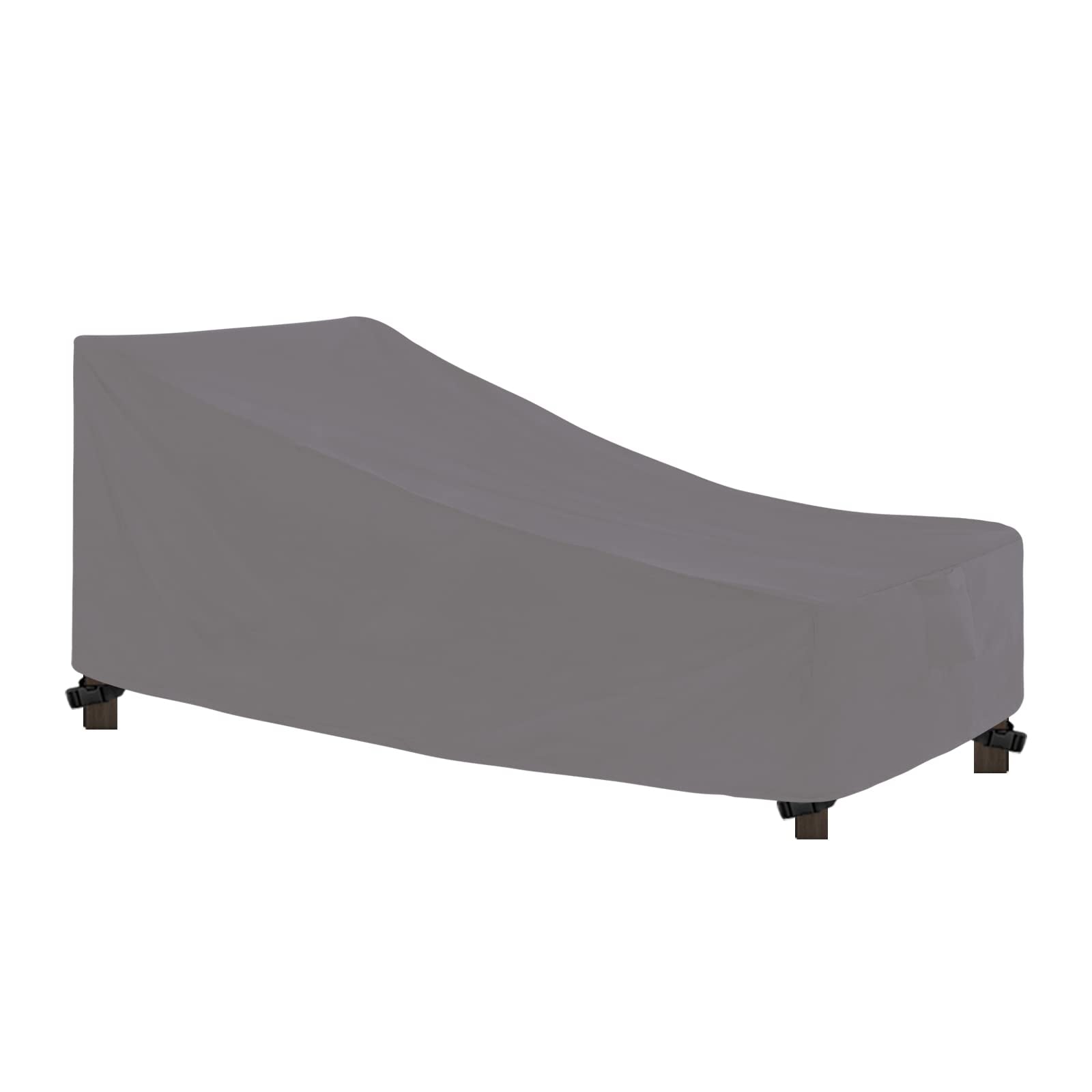 Easy-Going Waterproof Patio Lounge Chair Cover Uv Resistant Outdoor Chaise Lounge Covers With Tape Sealed Seam(1 Pack-78Wx35.5Dx