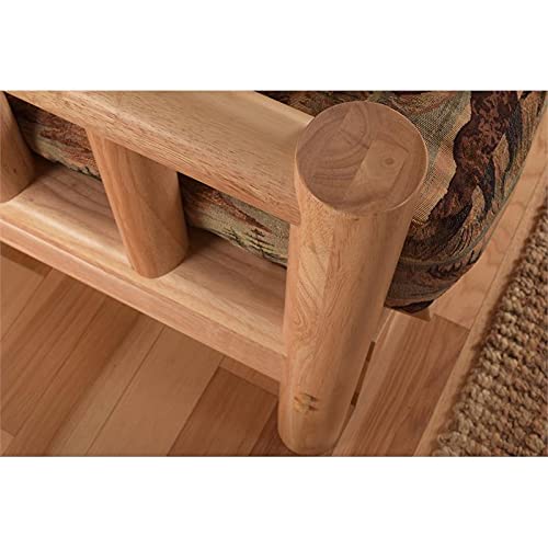 Kodiak Furniture Lodge Solid Wood Futon with Storage Drawers in Natural