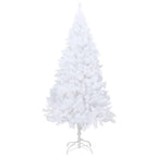 Vidaxl Artificial Christmas Tree With Thick Branches Home Living Room Office Christmas Ornament Decor Xmas Holiday Decoration White 6 Ft Pvc