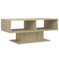 vidaXL Coffee Table Sonoma Oak 40.7"x19.7"x17.5" Engineered Wood
