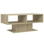 vidaXL Coffee Table Sonoma Oak 40.7"x19.7"x17.5" Engineered Wood