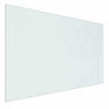 vidaXL Fireplace Glass Plate Transparent 31.50 x 19.69 in Glass
